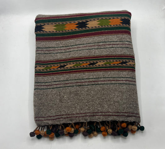 Swati Sharri Shawl (Multiflower Border)