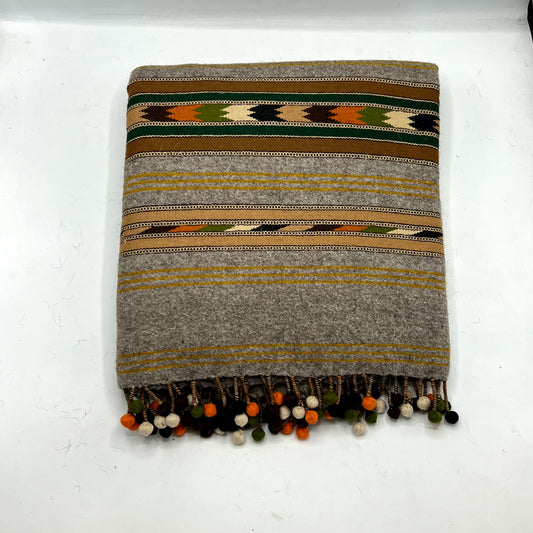 Swati Sharri Shawl (Multiflower Border)