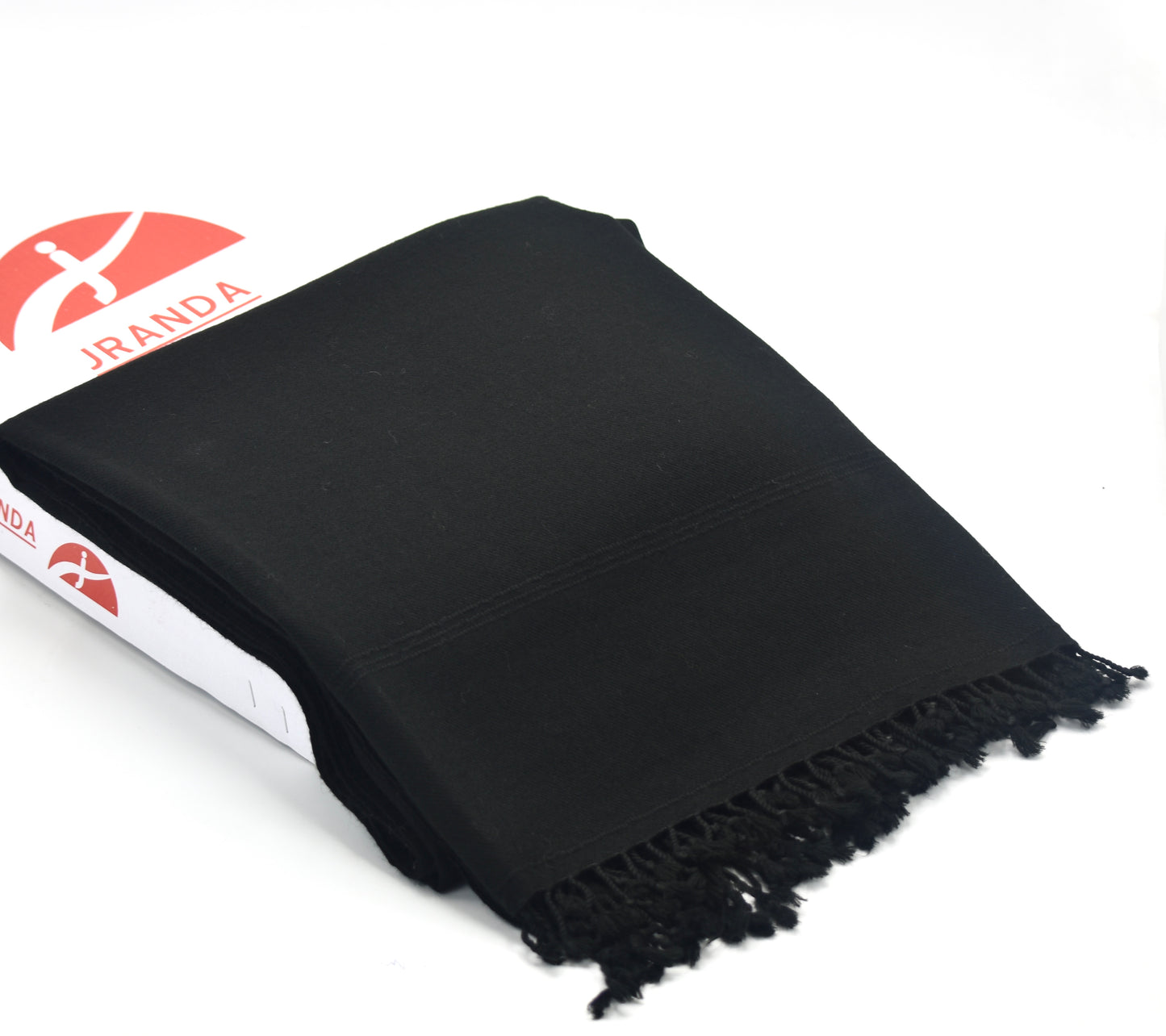 Fine Pashmina Pure (72 COunt Plain Black)